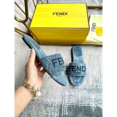Fendi shoes for Fendi slippers for women #611968 replica