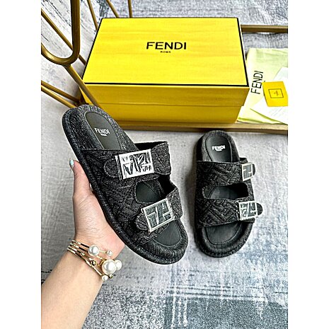 Fendi shoes for Fendi slippers for women #611969 replica