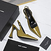 US$118.00 YSL 10.5cm High-heeled shoes for women #612175
