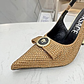 US$77.00 versace 10.5cm High-heeled shoes for women #612187