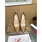 US$141.00 Christian Louboutin 10.5cm High-heeled shoes for women #614376