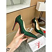 US$141.00 Christian Louboutin 10.5cm High-heeled shoes for women #614378