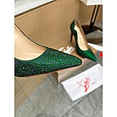 US$141.00 Christian Louboutin 10.5cm High-heeled shoes for women #614378