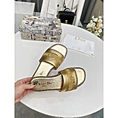 US$73.00 Dior Shoes for Dior Slippers for women #615740