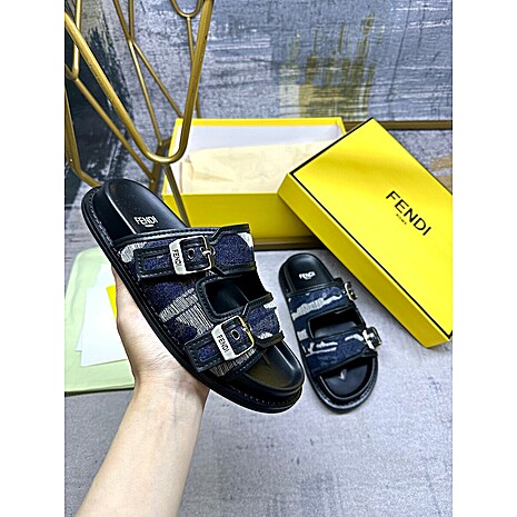 Fendi shoes for Fendi Slippers for men #616038 replica