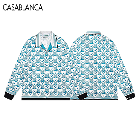 Casablanca shirts for Casablanca Long-Sleeved shirts for men #616239 replica