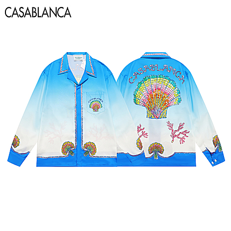 Casablanca shirts for Casablanca Long-Sleeved shirts for men #616241 replica
