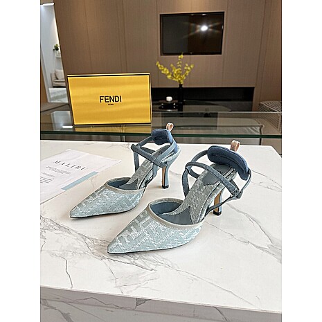 Fendi 8.5cm High-heeled shoes for women #616667 replica