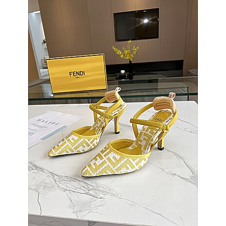 Fendi 8.5cm High-heeled shoes for women #616668 replica