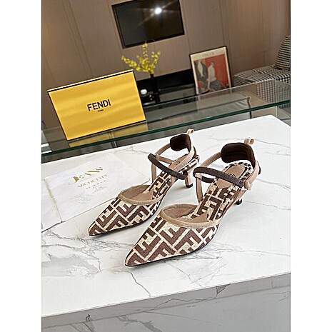 Fendi 5.5cm High-heeled shoes for women #616670 replica