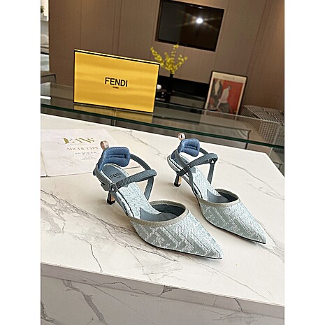 Fendi 5.5cm High-heeled shoes for women #616671 replica