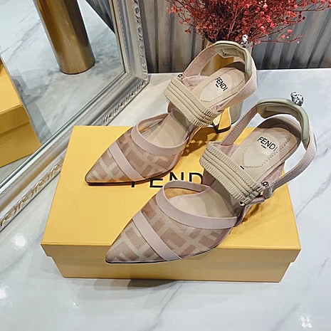 Fendi 8.5cm High-heeled shoes for women #616696 replica