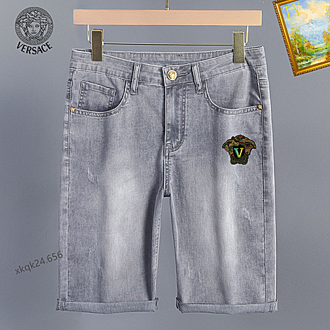 Versace Jeans for versace Short Jeans for men #617769 replica