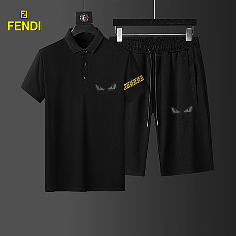 Fendi Tracksuits for Fendi Short Tracksuits for men #617844 replica