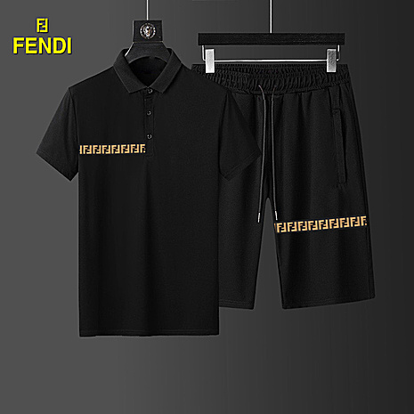 Fendi Tracksuits for Fendi Short Tracksuits for men #617850 replica