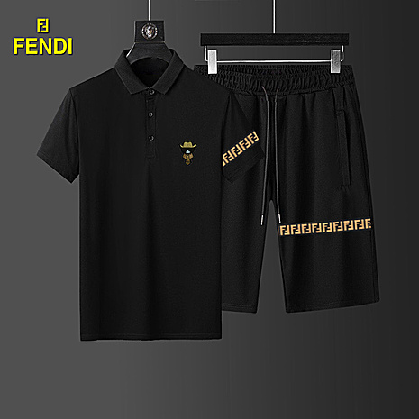 Fendi Tracksuits for Fendi Short Tracksuits for men #617852 replica
