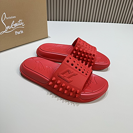 Christian Louboutin Shoes for Christian Louboutin Slippers for men #618142 replica