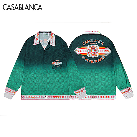 Casablanca shirts for Casablanca Long-Sleeved shirts for men #618363 replica