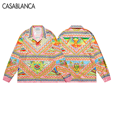 Casablanca shirts for Casablanca Long-Sleeved shirts for men #618364 replica