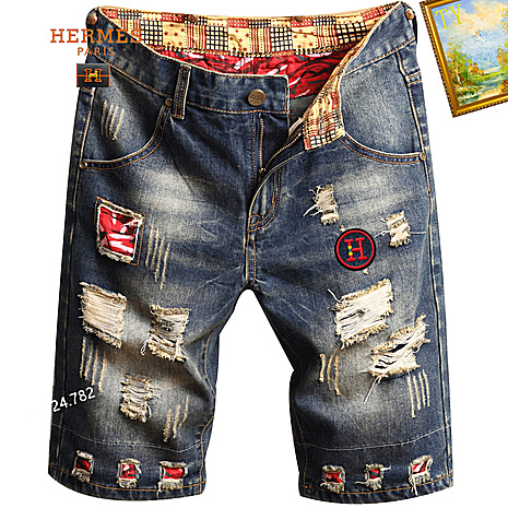 HERMES Jeans for HERMES Short Jeans for men #620680 replica