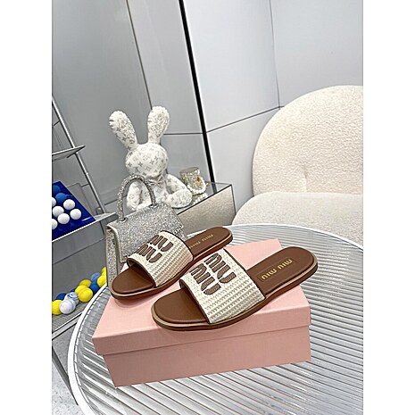 Miu Miu Shoes for MIUMIU Slipper shoes for women #620832 replica