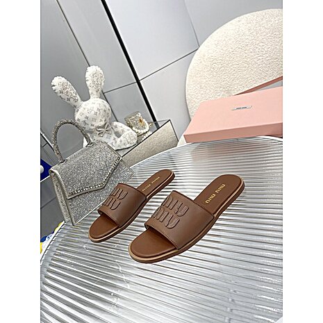 Miu Miu Shoes for MIUMIU Slipper shoes for women #620833 replica