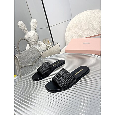 Miu Miu Shoes for MIUMIU Slipper shoes for women #620834 replica