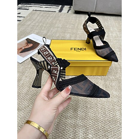 Fendi 8.5cm High-heeled shoes for women #621151 replica