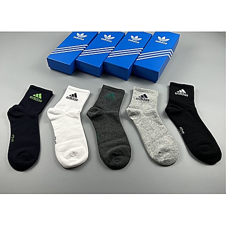 Adidas Socks 5pcs sets #621347 replica