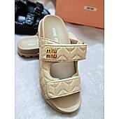 US$84.00 Miu Miu Shoes for MIUMIU Slipper shoes for women #617057