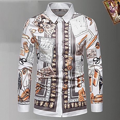 Versace Shirts for Versace Long-Sleeved Shirts for men #622454 replica