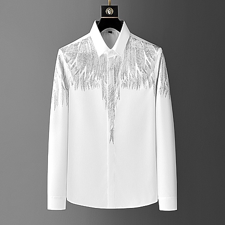 Versace Shirts for Versace Long-Sleeved Shirts for men #622464 replica