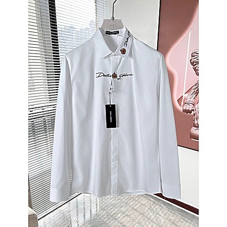 D&G Shirts for D&G Long-Sleeved Shirts For Men #622474 replica