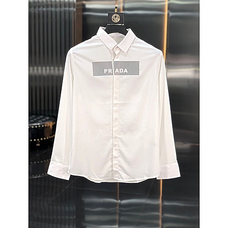 Prada Shirts for Prada long-sleeved shirts for men #622611 replica