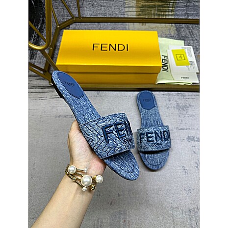 Fendi shoes for Fendi slippers for women #624966 replica