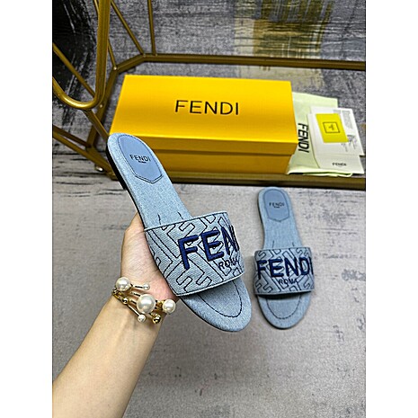 Fendi shoes for Fendi slippers for women #624968 replica