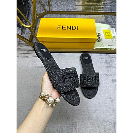 Fendi shoes for Fendi slippers for women #624975 replica