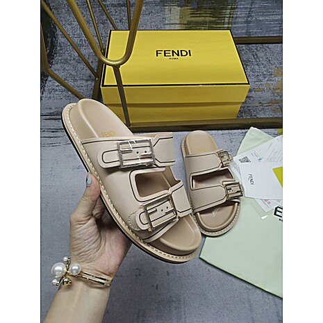 Fendi shoes for Fendi slippers for women #624977 replica