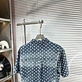 US$65.00 Louis Vuitton Shirts for Louis Vuitton Short-sleeved shirt for men #718205