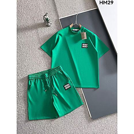 MIUMIU Tracksuits for MIUMIU Short Tracksuits for Men #769173 replica