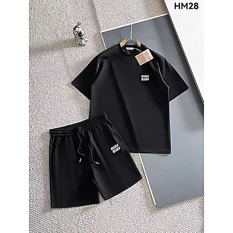 MIUMIU Tracksuits for MIUMIU Short Tracksuits for Men #769174 replica