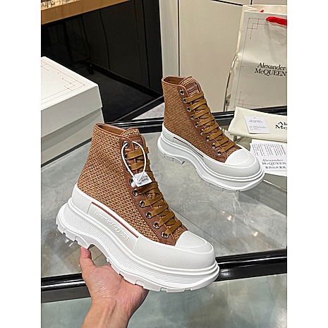 Alexander McQueen Shoes for Alexander McQueen boots for women #769190 replica