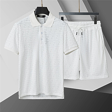 Fendi Tracksuits for Fendi Short Tracksuits for men #770050 replica