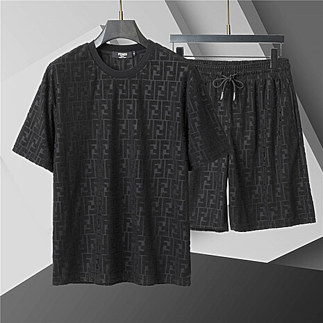 Fendi Tracksuits for Fendi Short Tracksuits for men #770053 replica