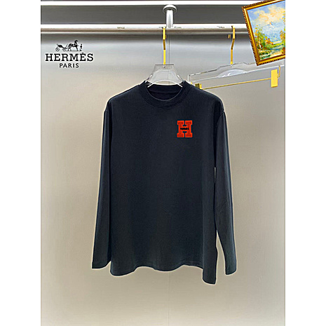 HERMES Long-Sleeved T-shirts for MEN #770574 replica
