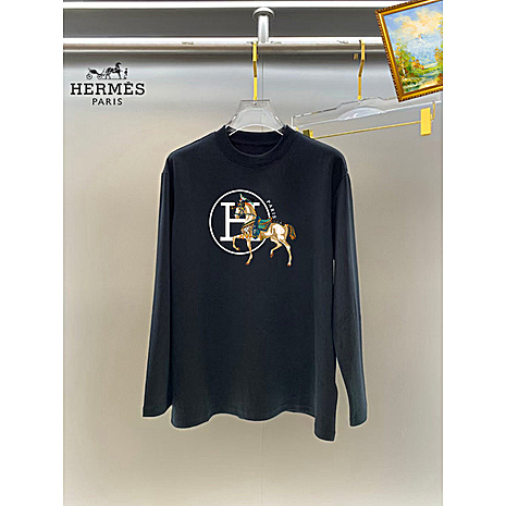 HERMES Long-Sleeved T-shirts for MEN #770578 replica