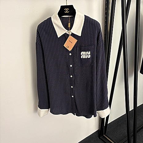 MIUMIU Shirts for Women's MIUMIU Long-Sleeved Shirts #772791 replica