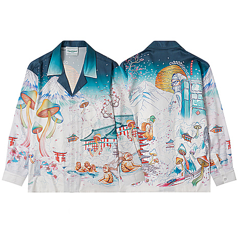 Casablanca shirts for Casablanca Long-Sleeved shirts for men #774671 replica