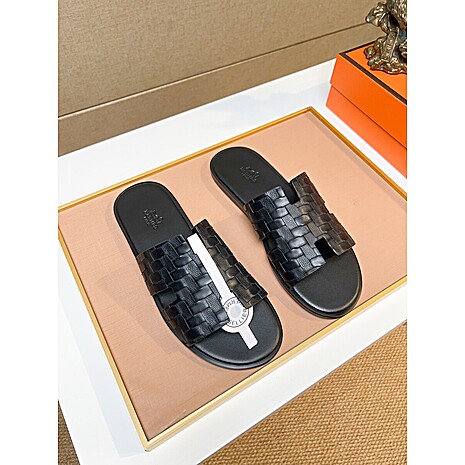 HERMES Shoes for Men's HERMES Slippers #775557 replica