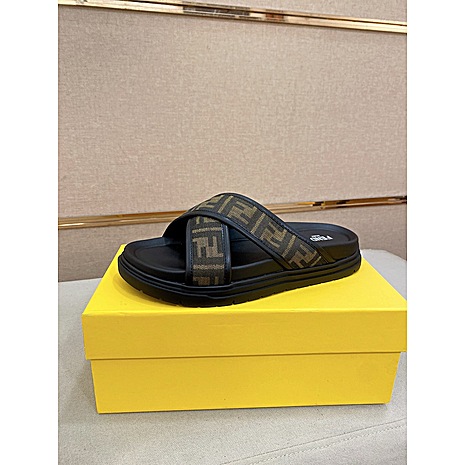 Fendi shoes for Fendi Slippers for men #776525 replica